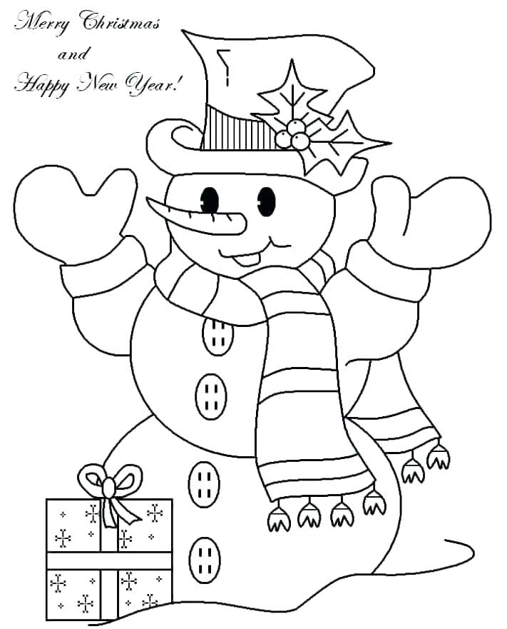 711x881 Happy New Year Coloring Pages Happy New Year Coloring Pages