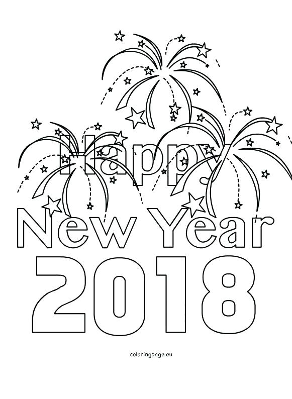 581x794 Happy New Year Coloring Sheets Printable Coloring Happy New Year