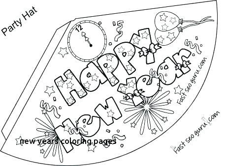 457x338 New Year Coloring Page Coloring For Kids Print Out Happy New Year
