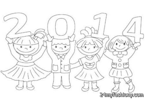 Happy New Year Coloring Pages For Kids Images 2016 2017 B2b Fashion 500x345 Happy New Year Coloring Pages For Kids Images 2016 2017 B2b Fashion