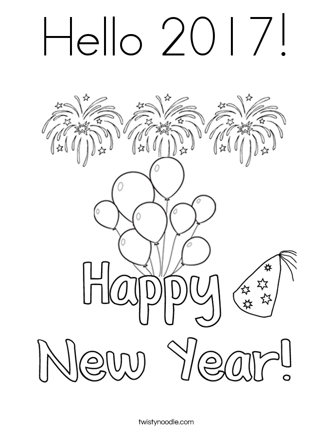 New Year Coloring Pages 2017 Free 5651 Celebrations Coloring 685x886 New Year Coloring Pages 2017 Free 5651 Celebrations Coloring