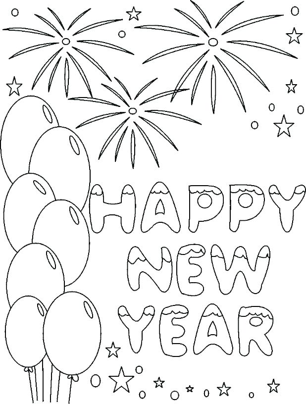 New Years Coloring Pages New Years Printable Coloring Pages New 618x816 New Years Coloring Pages New Years Printable Coloring Pages New