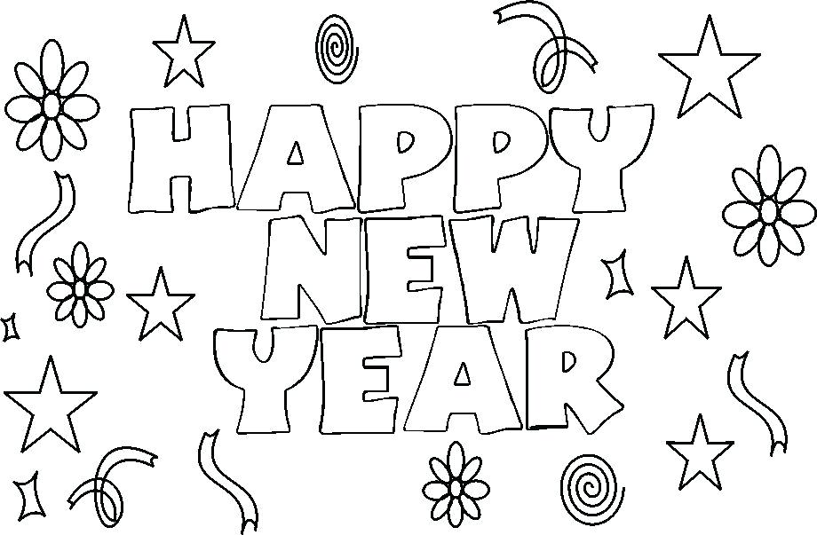 920x603 New Years Colors Coloring Pages For Kids New Year Printable New