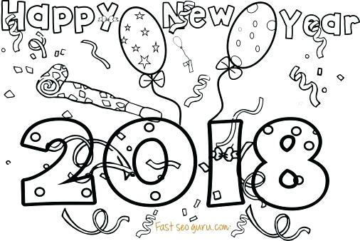 506x338 New Years Printable Coloring Pages Free Printable New Years