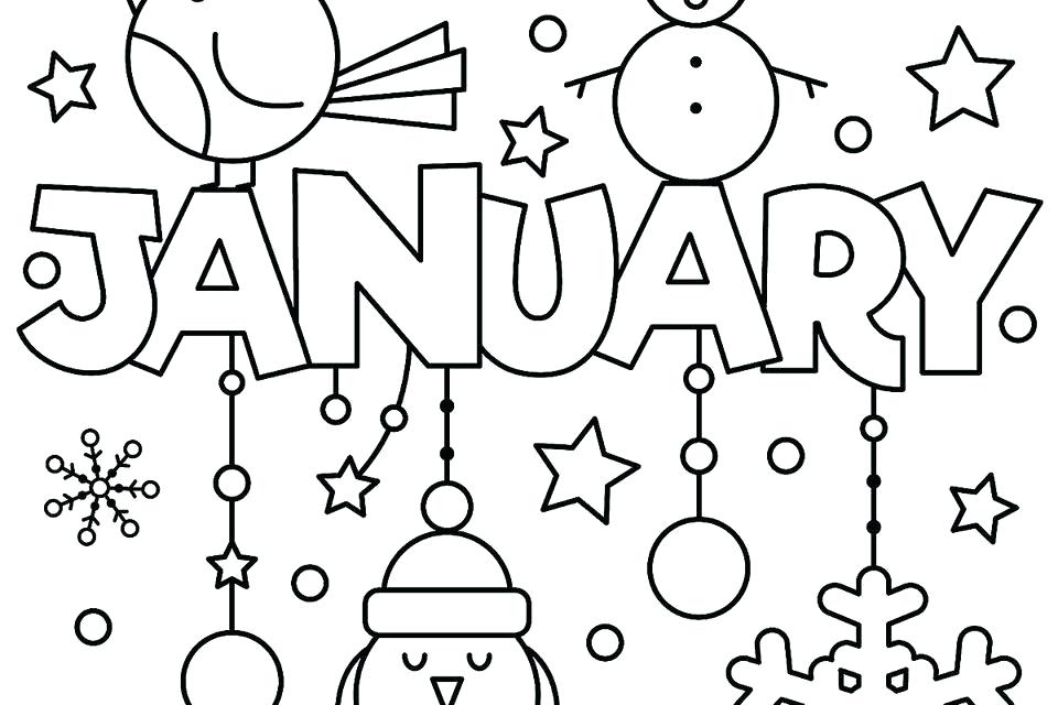 960x640 Color Page Printables New Year Coloring Pages Printable Fun