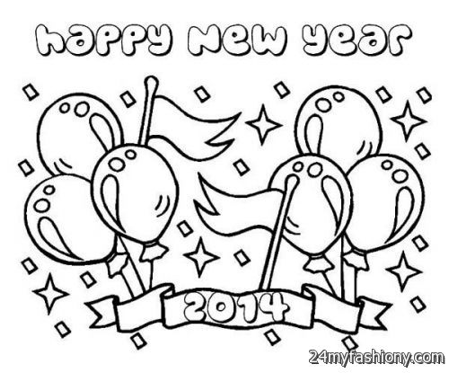 500x415 Happy New Year Coloring Pages For Kids Images 2016 2017 B2b Fashion