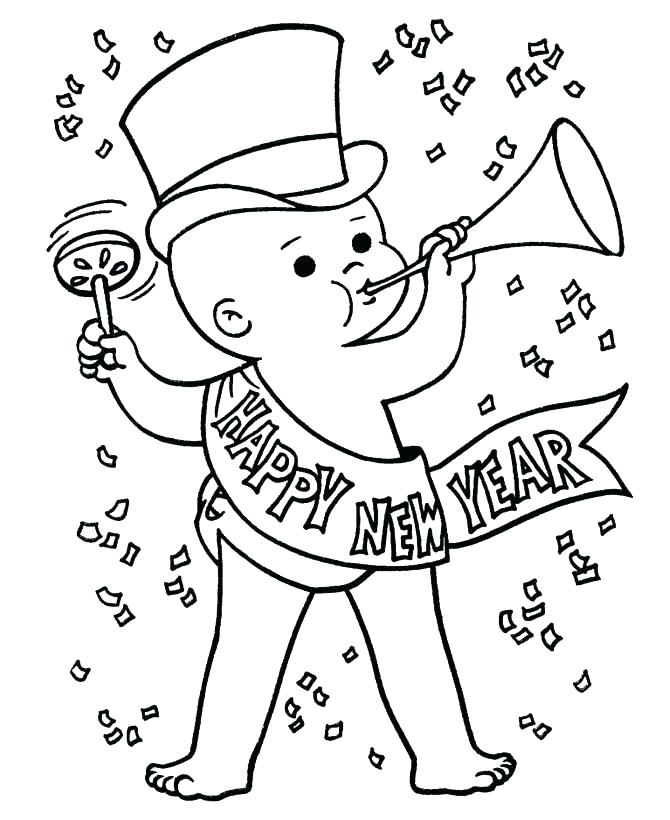 670x820 Chinese New Year Coloring Page New Year Gifts Colouring Page