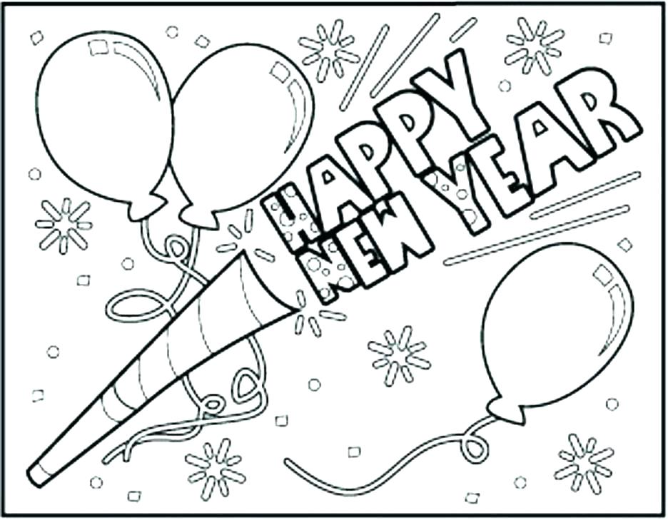 936x729 Happy New Year Coloring Pages New Year Coloring Pages Happy New