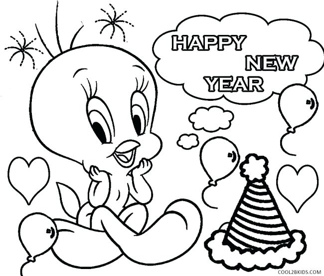 650x553 Happy New Year Coloring Pages New Years Coloring Pages Printable