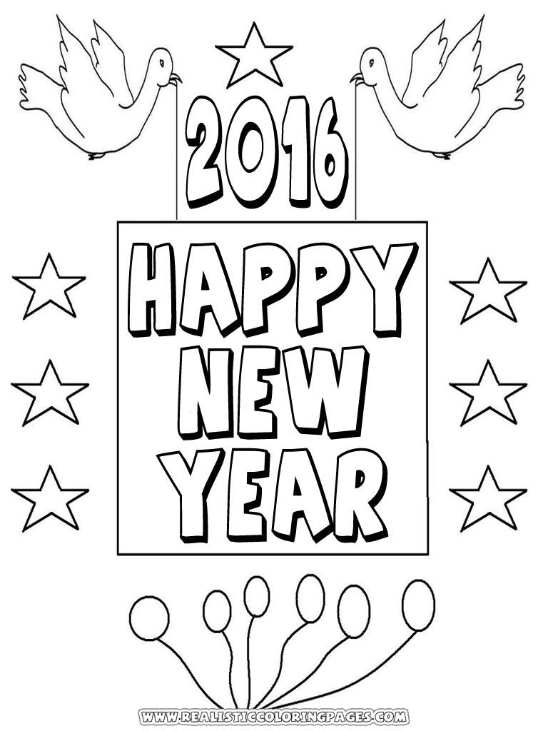 768x1024 Cool New Year Coloring Pages Free Printables Free Coloring Pages