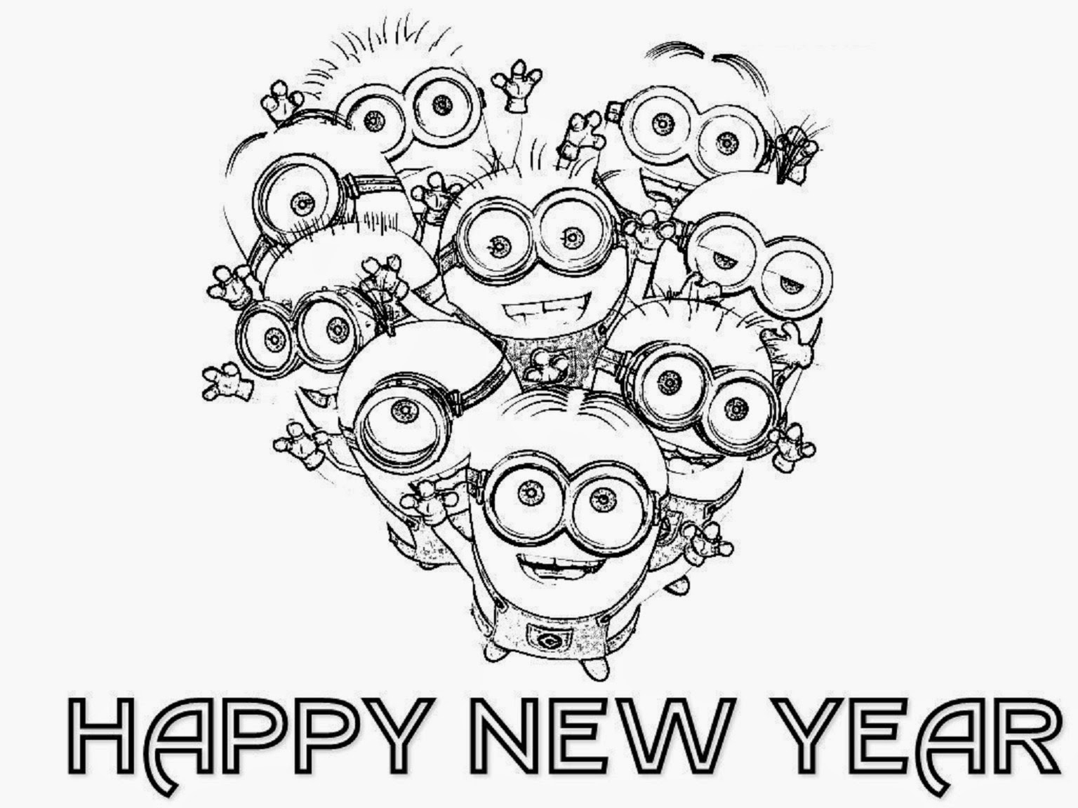 1536x1152 Cool New Year Coloring Pages Free Printables 5118 Free Coloring