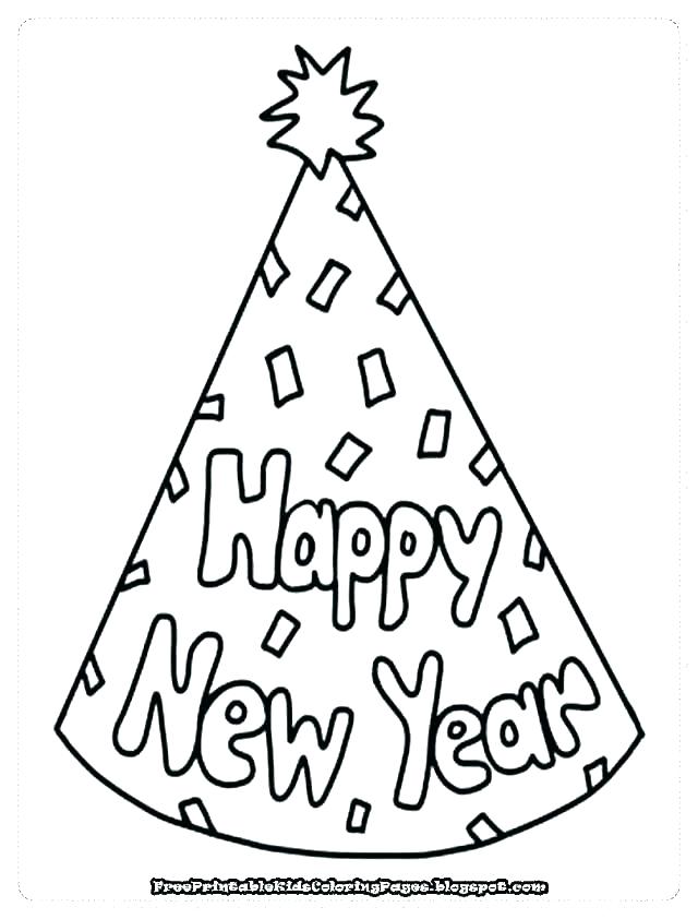 640x842 New Years Coloring Pages S Early Childhood Education Coloring