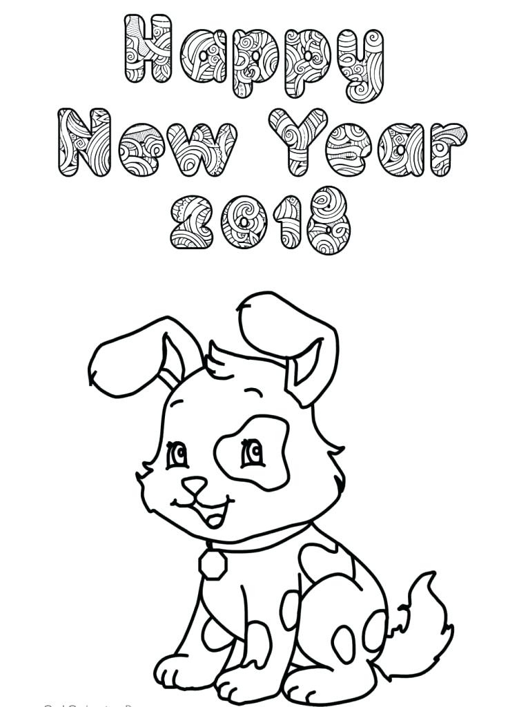 765x1024 New Year Coloring Pages Free Printables New Year Coloring Page New
