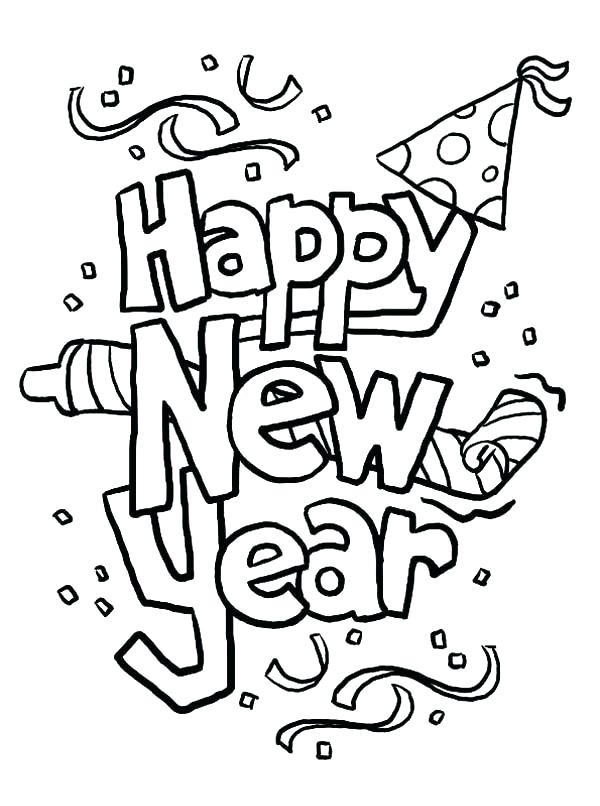 600x806 New Years Color Sheets New Years Coloring Pages And Book Coloring