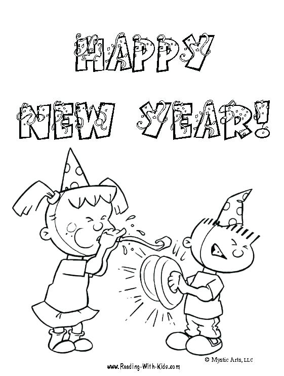 561x742 New Years Coloring Pictures New Years Eve Free Printable Coloring