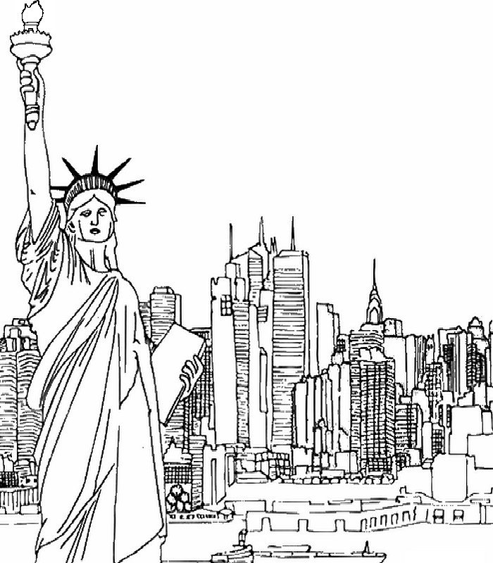 New York Coloring Pages Epic New York City Coloring Pages 76 700x800 New York Coloring Pages Epic New York City Coloring Pages 76