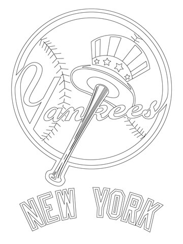 New York Yankees Symbol Coloring Pages 360x480 New York Yankees Symbol Coloring Pages