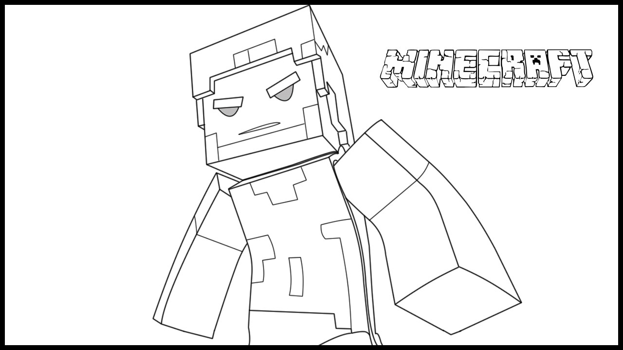 1280x720 Informative Minecraft Herobrine Coloring Page Newyork Rp Com
