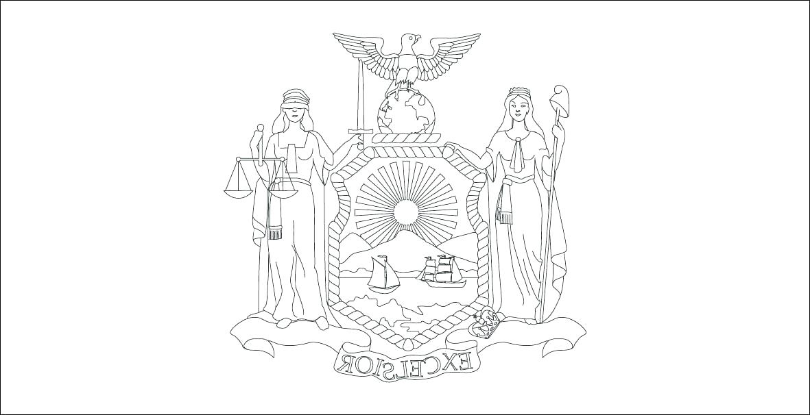1181x606 New York Rangers Coloring Pages New York State Flag Coloring Page