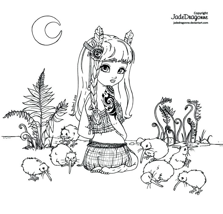 New Zealand Coloring Pages Art Ink This Was Obviously Inspired By 736x706 New Zealand Coloring Pages Art Ink This Was Obviously Inspired By