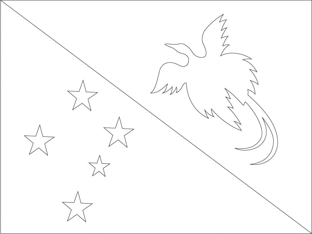 Papua New Guinea Flag Coloring Page Sonlight Core C, Window 1181x886 Papua New Guinea Flag Coloring Page Sonlight Core C, Window
