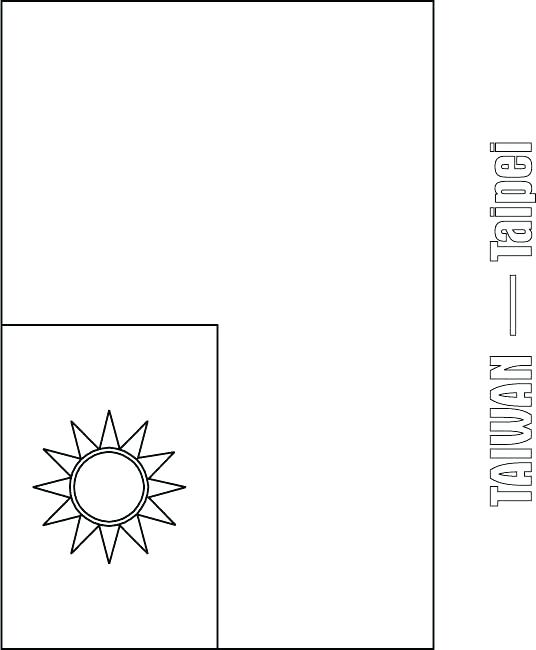 China Flag Coloring Page 536x650 China Flag Coloring Page