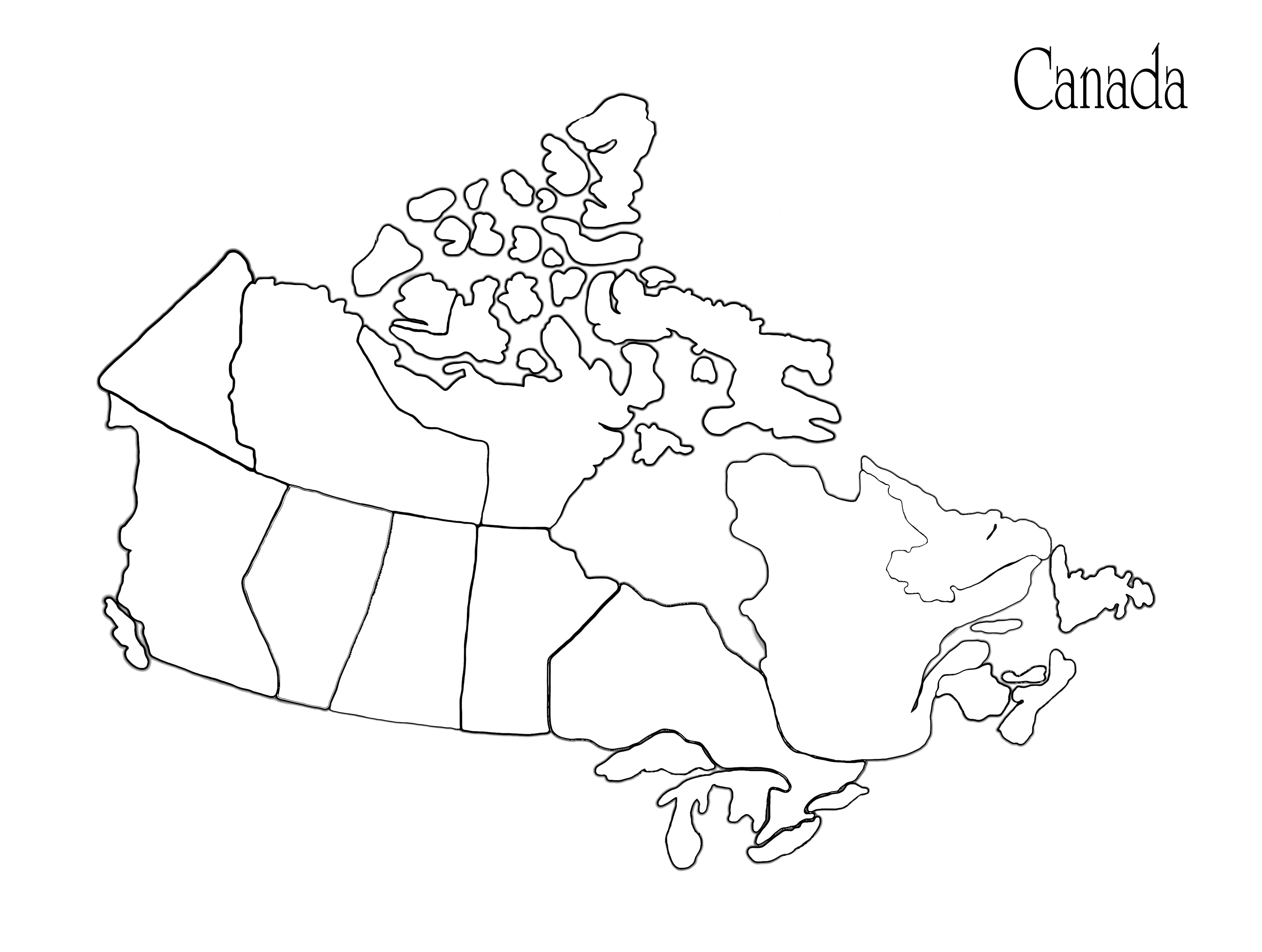 Newfoundland Animal Coloring Pages Canada At 10 3000x2265 Newfoundland Animal Coloring Pages Canada At 10