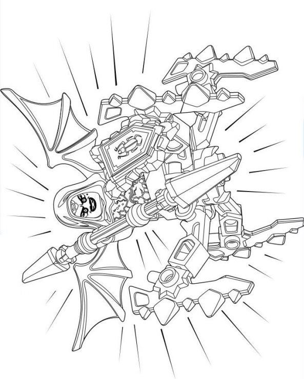 Kids N 29 Coloring Pages Of Lego Nexo Knights 593x740 Kids N 29 Coloring Pages Of Lego Nexo Knights