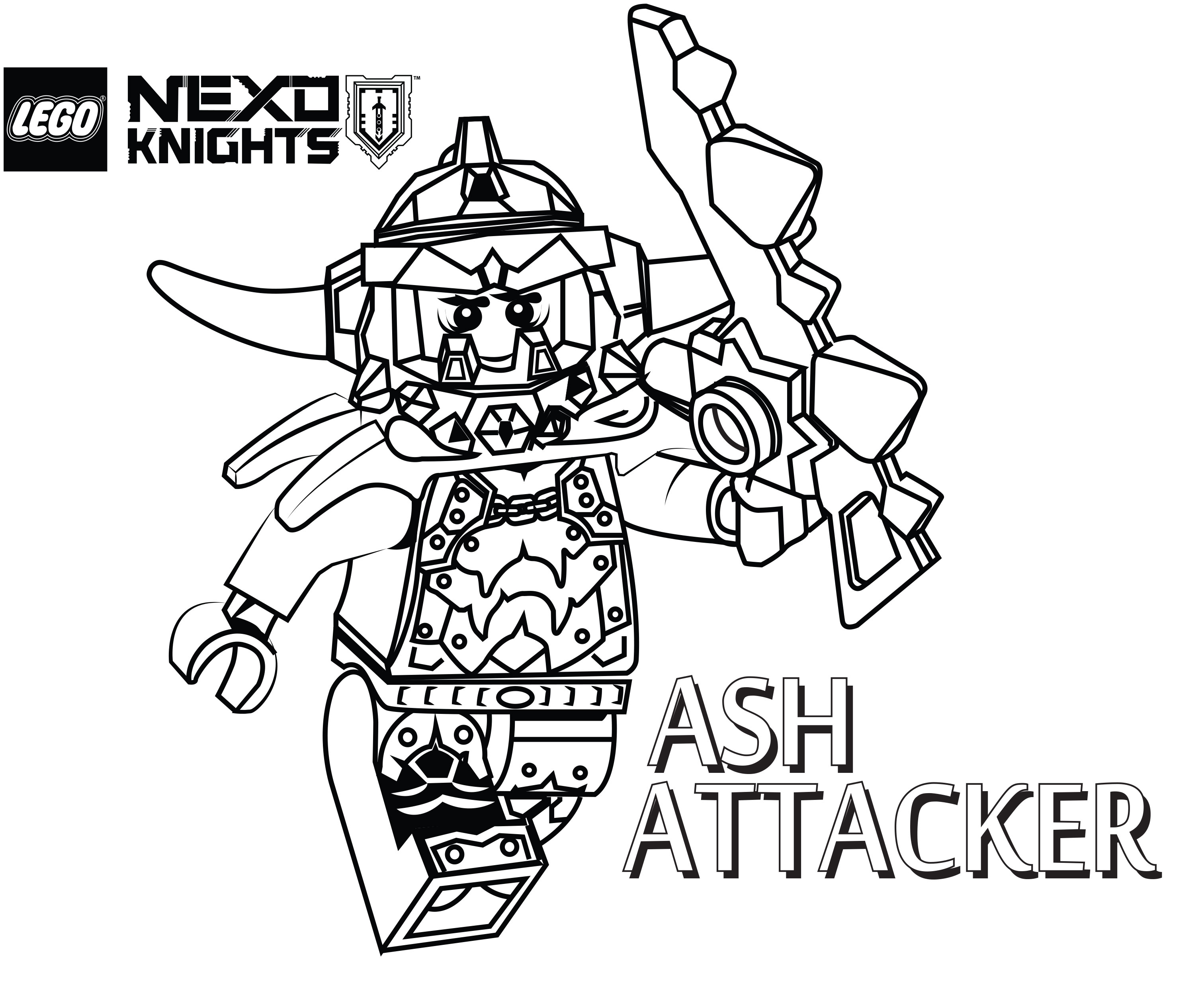 Ash Attacker Coloring Page, Printable Sheet 3024x2499 Ash Attacker Coloring Page, Printable Sheet