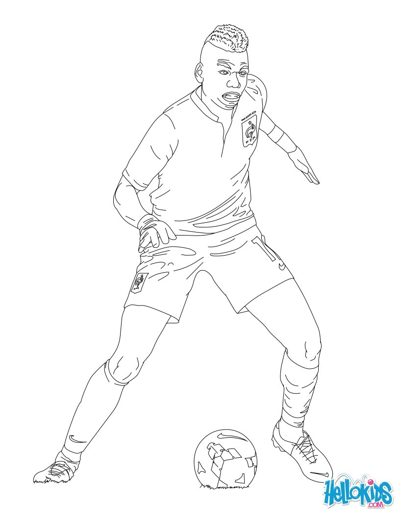 820x1060 Paul Pogba Coloring Page To Color Paul Pogba, Free