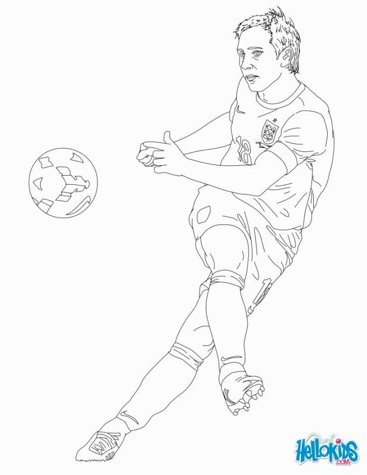 738x954 Soccer Players Coloring Pages Voetbal Soccer