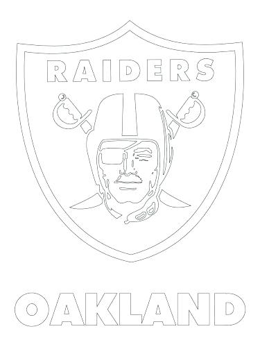 375x500 Free Nfl Coloring Pages Page Logo Raiders Viewing Gallery Team