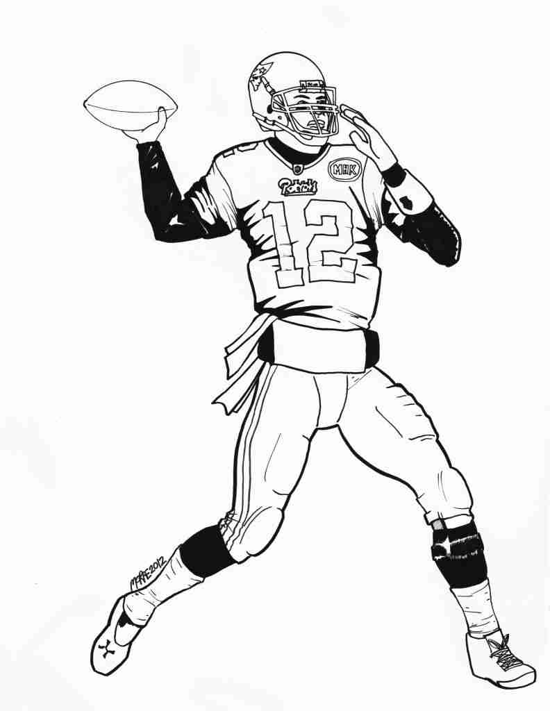 Nfl Football Player Coloring Pages Amazing Sheets Olegratiy 792x1024 Nfl Football Player Coloring Pages Amazing Sheets Olegratiy