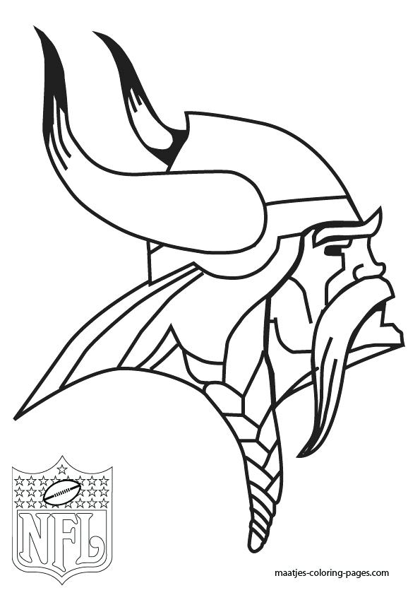 595x842 Nfl Coloring Pages Logo