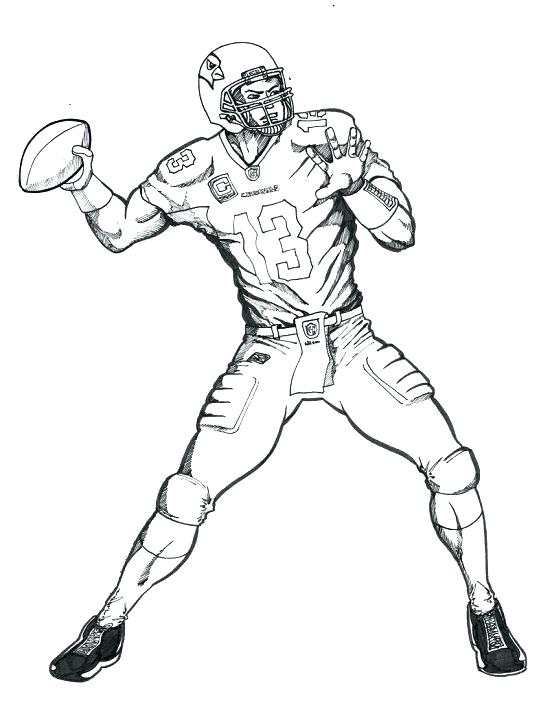 550x703 Football Coloring Pages Nfl Football Coloring Pages Football
