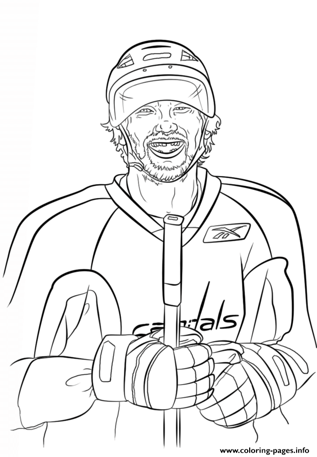Alex Ovechkin Nhl Hockey Sport Coloring Pages Printable 640x921 Alex Ovechkin Nhl Hockey Sport Coloring Pages Printable