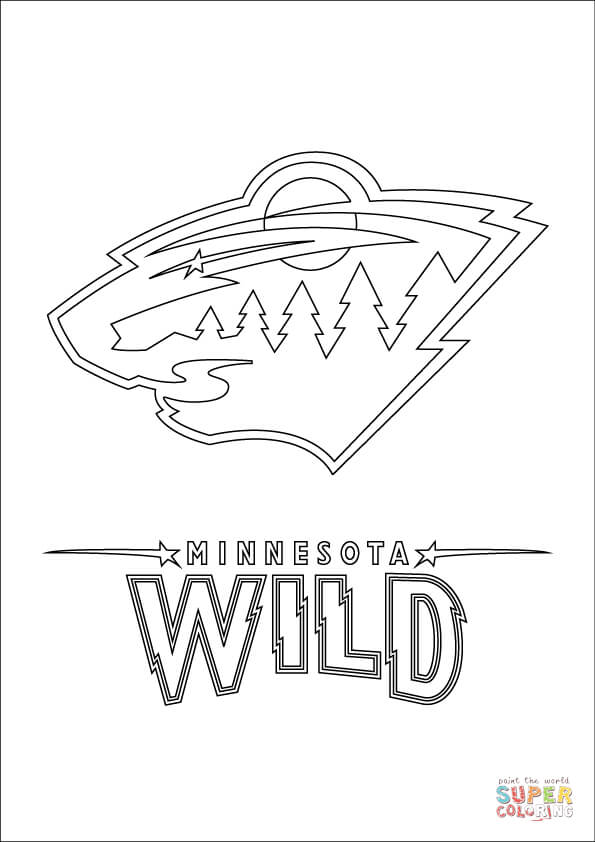Nhl Logo Coloring Pages Minnesota Wild Logo Coloring Page Free 595x842 Nhl Logo Coloring Pages Minnesota Wild Logo Coloring Page Free