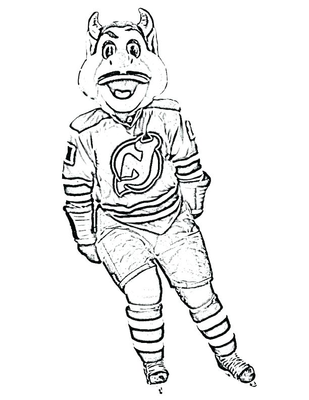 Nhl Mascots Pages Coloring Pages