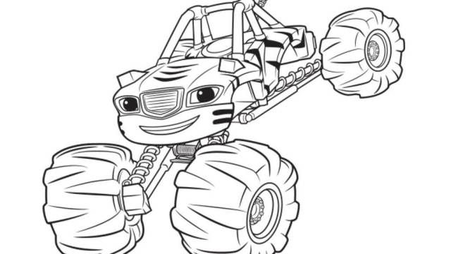 Blaze And The Monster Machines Coloring Pages 640x360 Blaze And The Monster Machines Coloring Pages