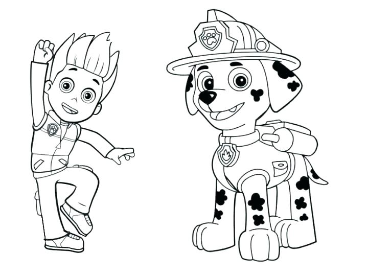 Nick Jr Coloring Pages Paw Patrol at GetColorings.com | Free printable ...