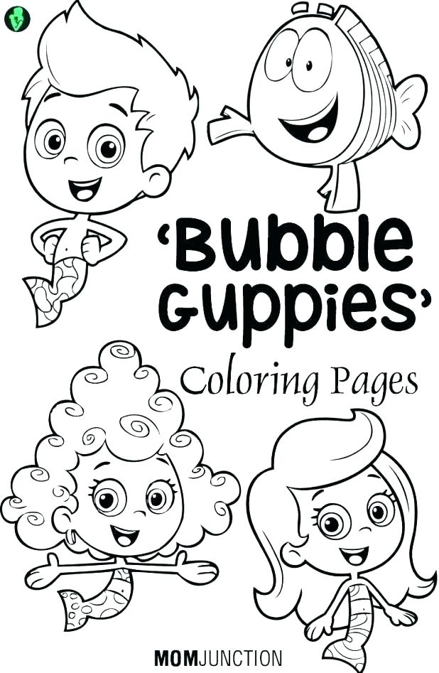 Bubble Guppies Coloring Pages Nick Jr - boringpop.com