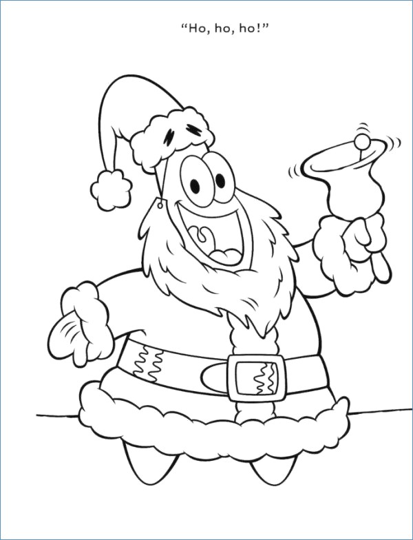 Santa Christmas Coloring Pages 600x784 Santa Christmas Coloring Pages