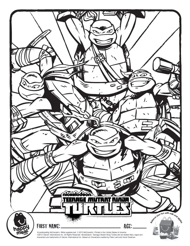 Nickelodeon Teenage Mutant Ninja Turtles Coloring Pages 612x792 Nickelodeon Teenage Mutant Ninja Turtles Coloring Pages