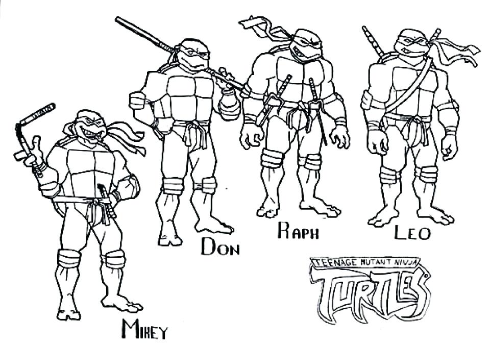 Ninja Turtles Coloring Pages Free Teenage Mutant Ninja Turtles 960x676 Ninja Turtles Coloring Pages Free Teenage Mutant Ninja Turtles