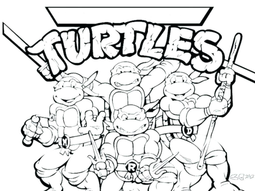Coloring Ninja Turtles Coloring Pages Printable Teenage Mutant 1024x766 Coloring Ninja Turtles Coloring Pages Printable Teenage Mutant