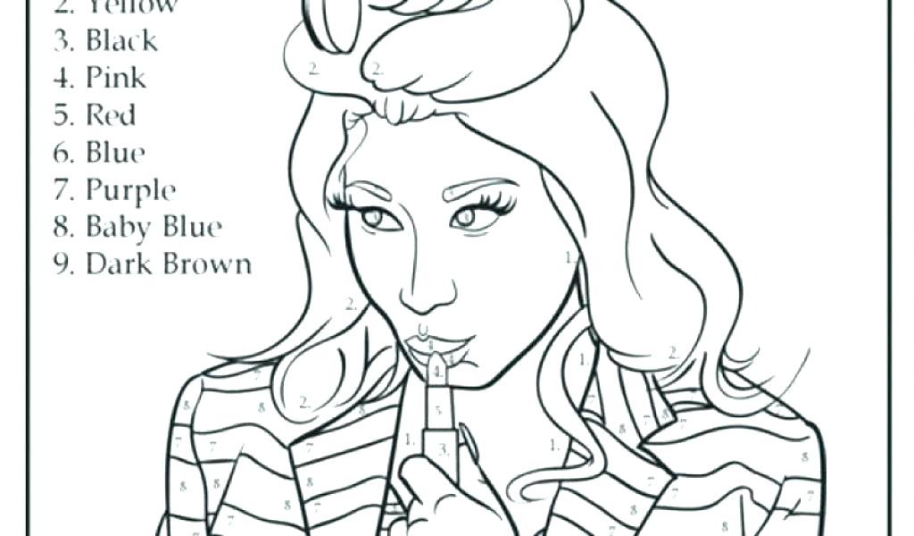 1024x600 Nicki Minaj Coloring Pages Swift Coloring Page For Kids Color