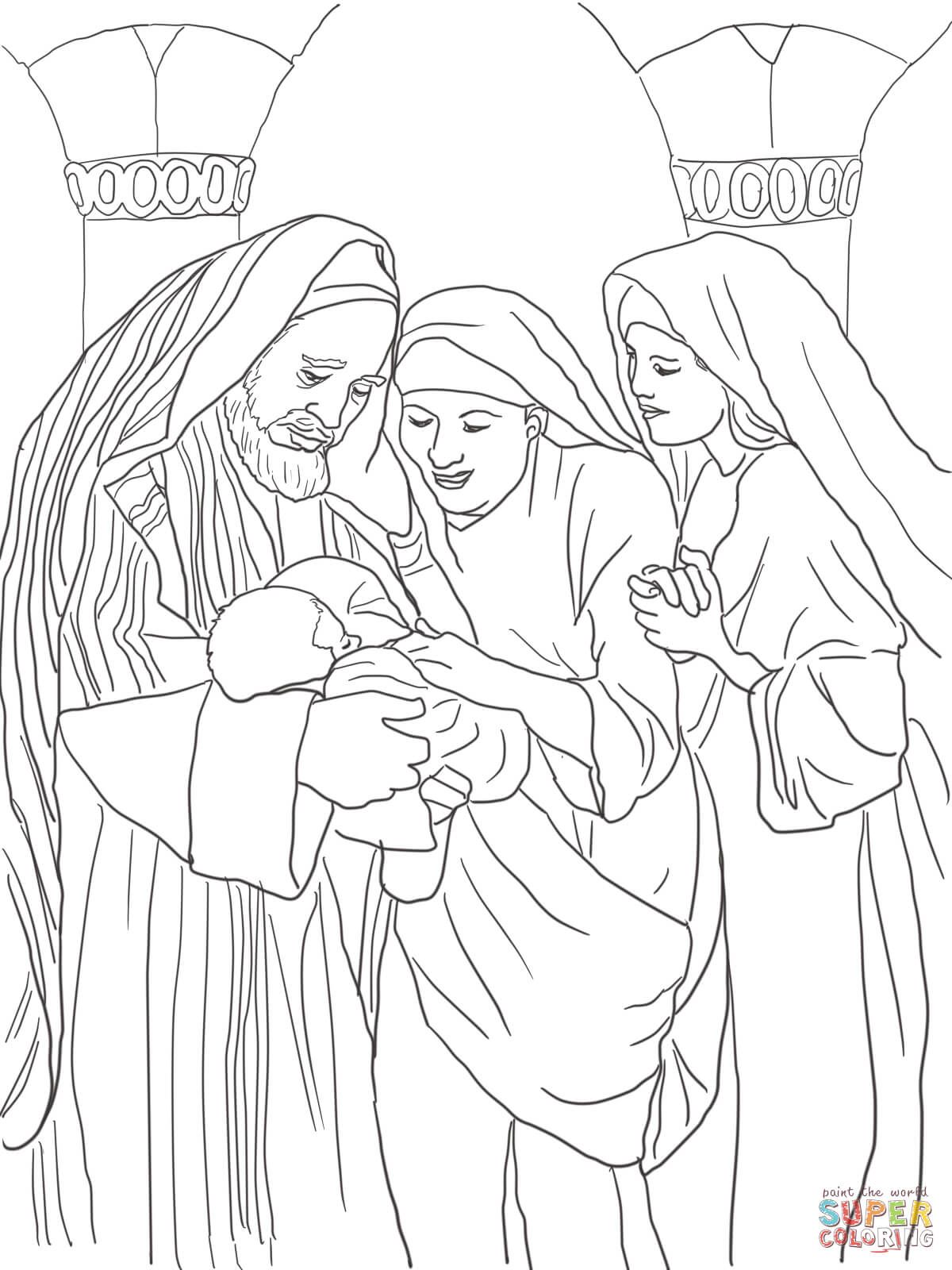 Zechariah, Elizabeth And Baby John The Baptist Super Coloring 1200x1600 Zechariah, Elizabeth And Baby John The Baptist Super Coloring