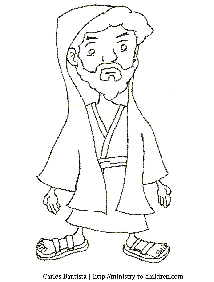 Nicodemus Coloring Page at GetColorings.com | Free printable colorings ...