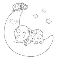 Good Night Coloring Pages Surfnetkids 200x200 Good Night Coloring Pages Surfnetkids
