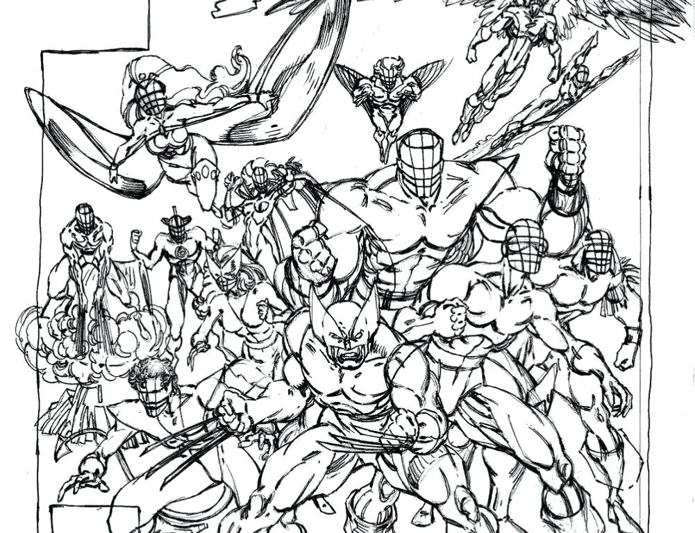 1001x768 Xmen Coloring Pages Best X Men Coloring Images On Pages Free